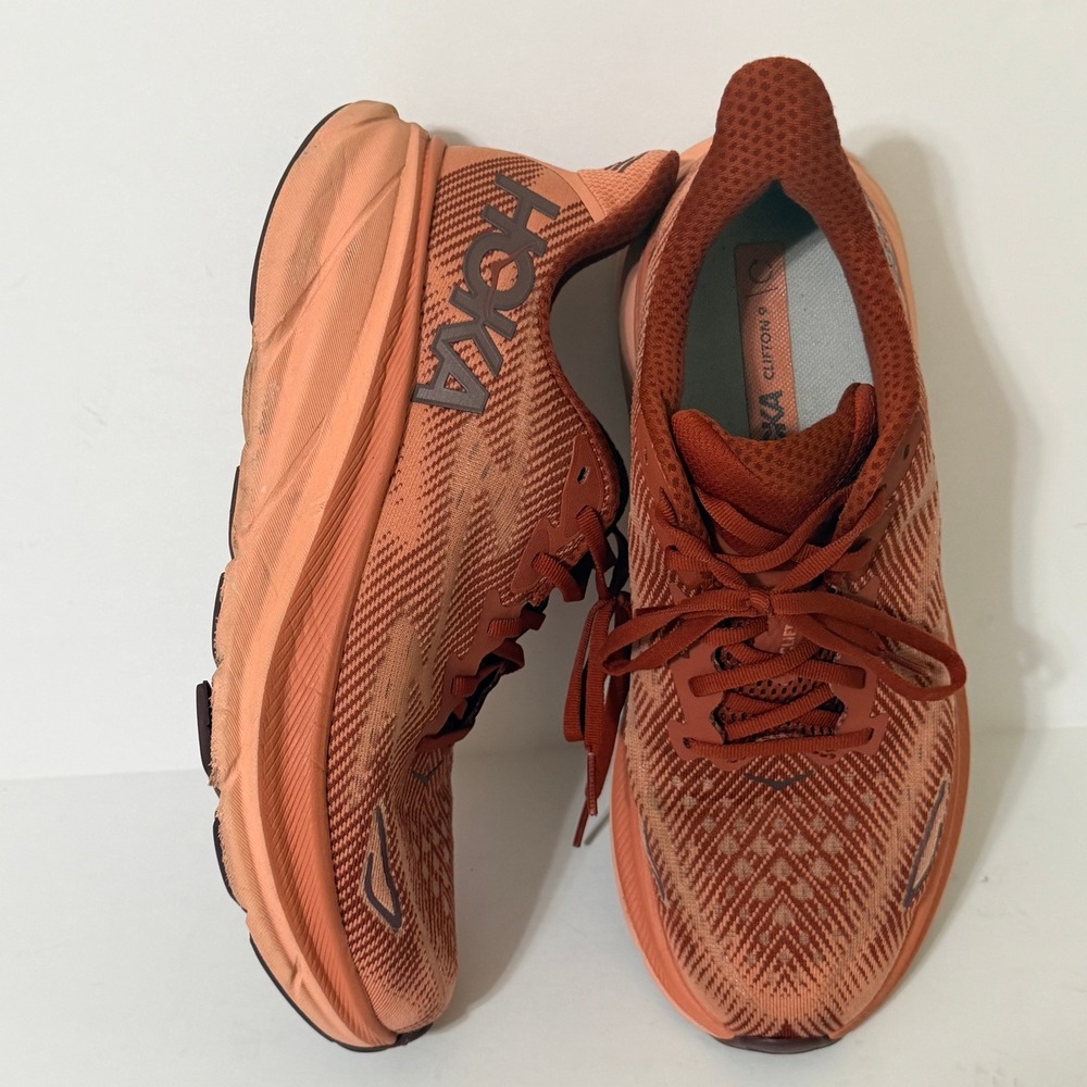 Hoka One One Men's Orange Athletic Running Shoes